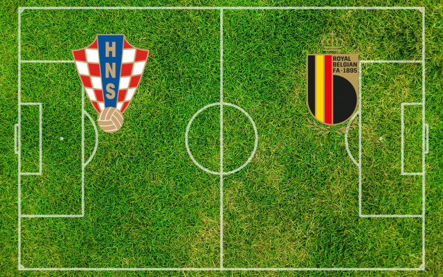 Alineaciones Croacia-Bélgica