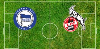 Alineaciones Hertha BSC-FC Colonia