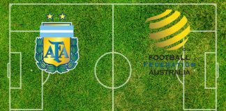 Alineaciones Argentina-Australia