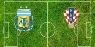 Alineaciones Argentina-Croacia
