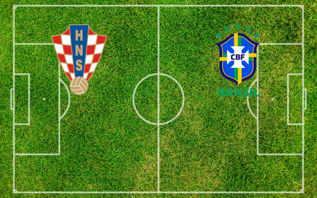 Alineaciones Croacia-Brasil