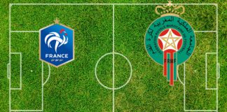 Alineaciones Francia-Marruecos