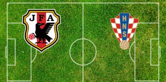 Alineaciones Japón-Croacia