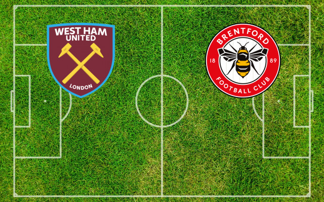 Alineaciones West Ham-Brentford