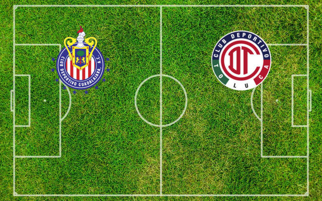 Alineaciones Chivas de Guadalajara-Toluca