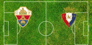 Alineaciones Elche-Osasuna