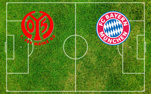 Alineaciones Mainz 05-Bayern Múnich