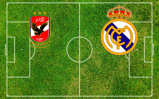Alineaciones Al Ahly SC-Real Madrid