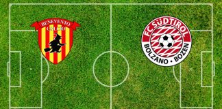 Alineaciones Benevento-Sudtirol