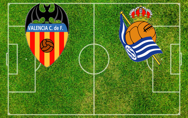 Alineaciones Valencia-Real Sociedad