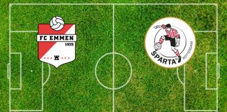 Alineaciones Emmen-Sparta Rotterdam