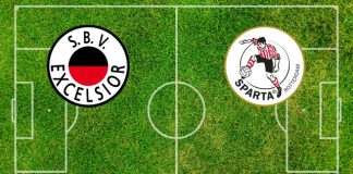 Alineaciones Excelsior Rotterdam-Sparta Rotterdam