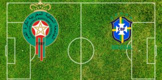 Alineaciones Marruecos-Brasil