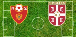 Alineaciones Montenegro-Serbia