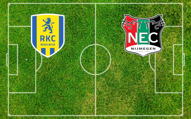 Alineaciones RKC Waalwijk-NEC Nimega