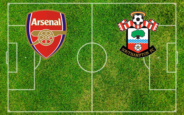 Alineaciones Arsenal-Southampton