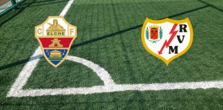 Alineaciones Elche-Rayo Vallecano