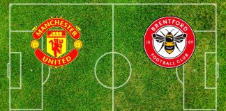 Alineaciones Man United-Brentford