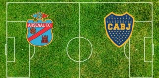 Alineaciones Arsenal de Sarandí-Boca Juniors