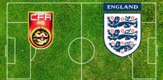 Alineaciones China F-Inglaterra F
