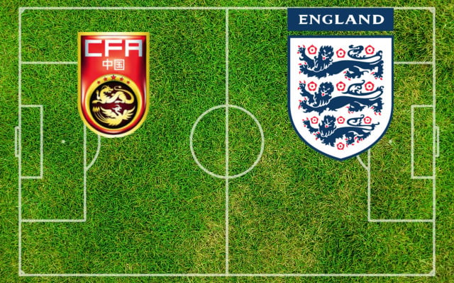Alineaciones China F-Inglaterra F