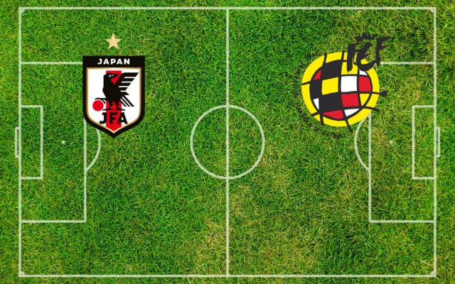 Alineaciones Japón F-España F
