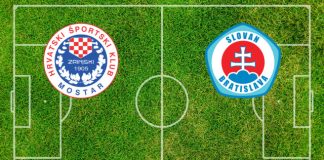 Alineaciones Zrinjski Mostar-Slovan