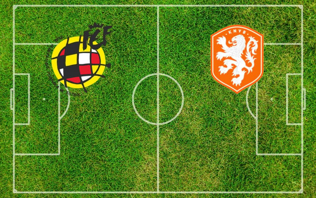 Alineaciones España F-Holanda F