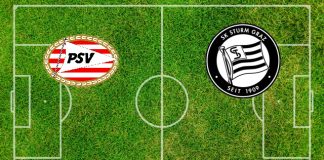 Alineaciones PSV-Sturm Graz