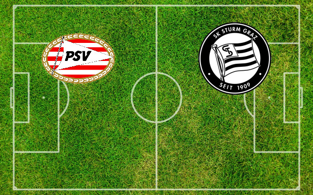 Alineaciones PSV-Sturm Graz