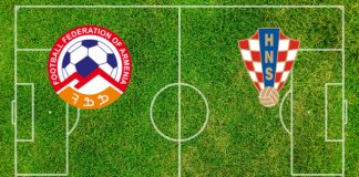 Alineaciones Armenia-Croacia