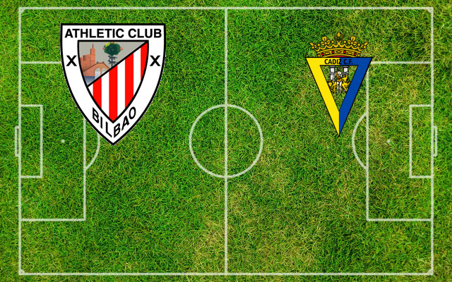 Alineaciones Athletic Bilbao-Cádiz
