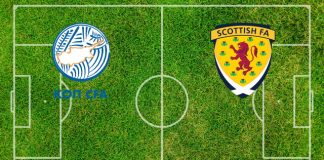 Alineaciones Chipre-Escocia