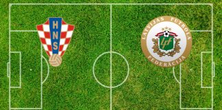 Alineaciones Croacia-Letonia