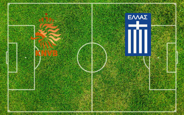 Alineaciones Holanda-Grecia