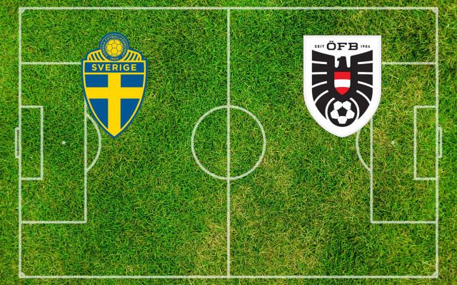 Alineaciones Suecia-Austria