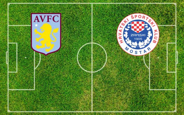 Alineaciones Aston Villa-Zrinjski Mostar