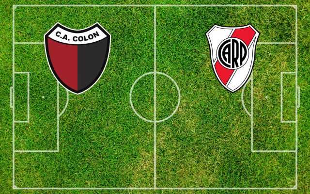Alineaciones Colón-River Plate