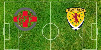 Alineaciones Georgia-Escocia