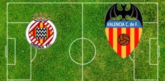 Alineaciones Girona-Valencia