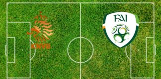 Alineaciones Holanda-Irlanda
