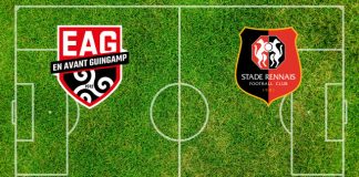 Alineaciones Guingamp-Rennes