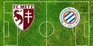 Alineaciones Metz-Montpellier