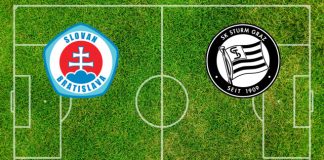 Alineaciones Slovan-Sturm Graz