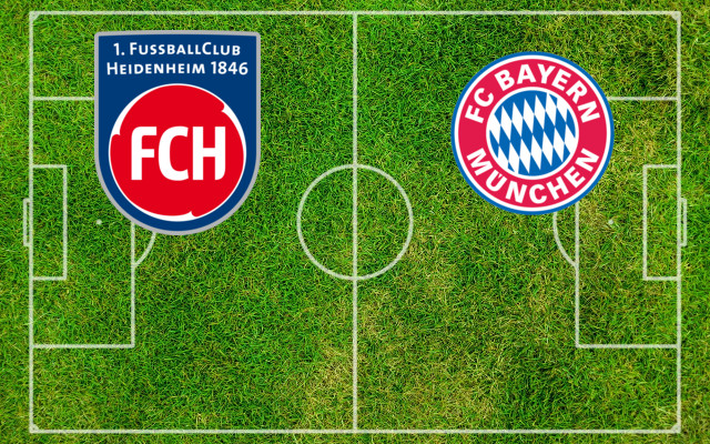 Alineaciones 1. FC Heidenheim-Bayern Múnich