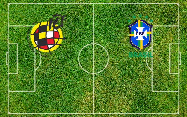 Alineaciones España-Brasil
