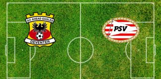 Alineaciones Go Ahead Eagles-PSV