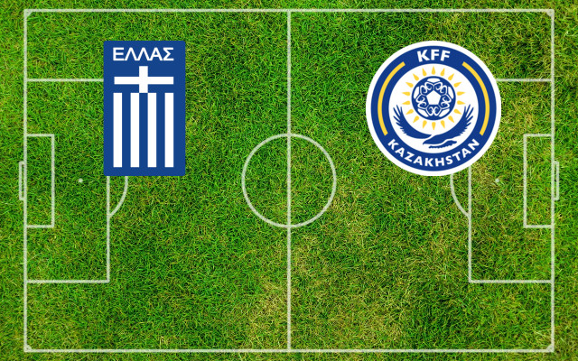 Alineaciones Grecia-Kazajistán