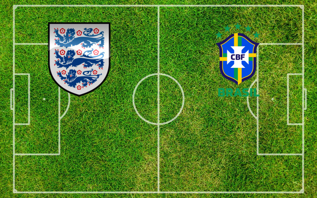 Alineaciones Inglaterra-Brasil