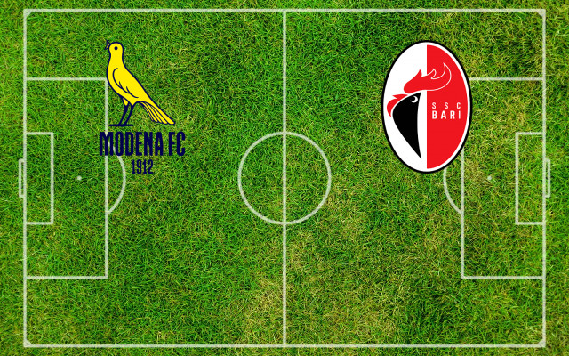 Alineaciones Modena-Bari
